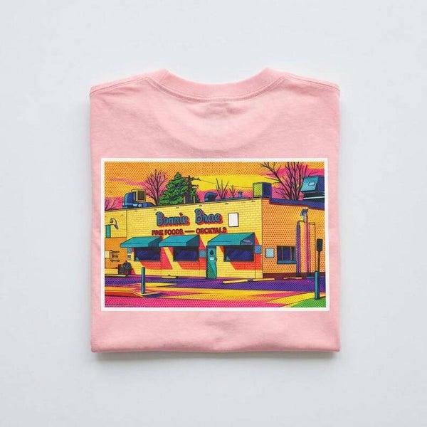 Native 303 Tee | Bonnie Brae Tavern pop-art Back Print, Denver Inspired