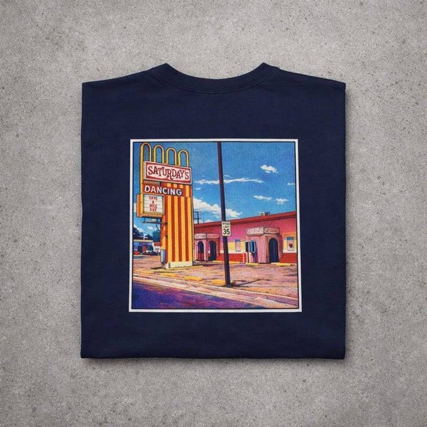 Native 303 Logo Tee | Saturday's Dancing Club pop art Back Print, Colorado Inspired