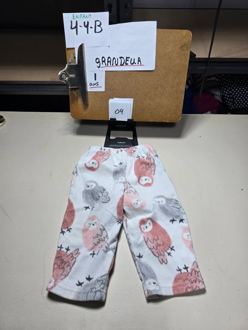4-4-B 9  Enfant 1 Pantalon