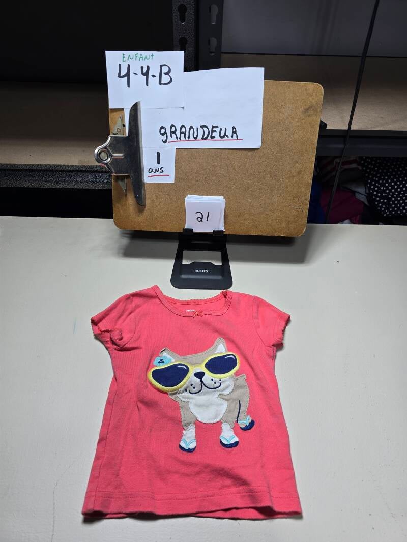 4-4-B 21  Enfant 1 Chandail 