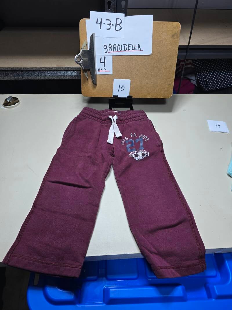 4-3-B 10  Enfant 4 Pantalon