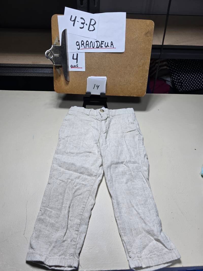 4-3-B 14  Enfant 4 Pantalon