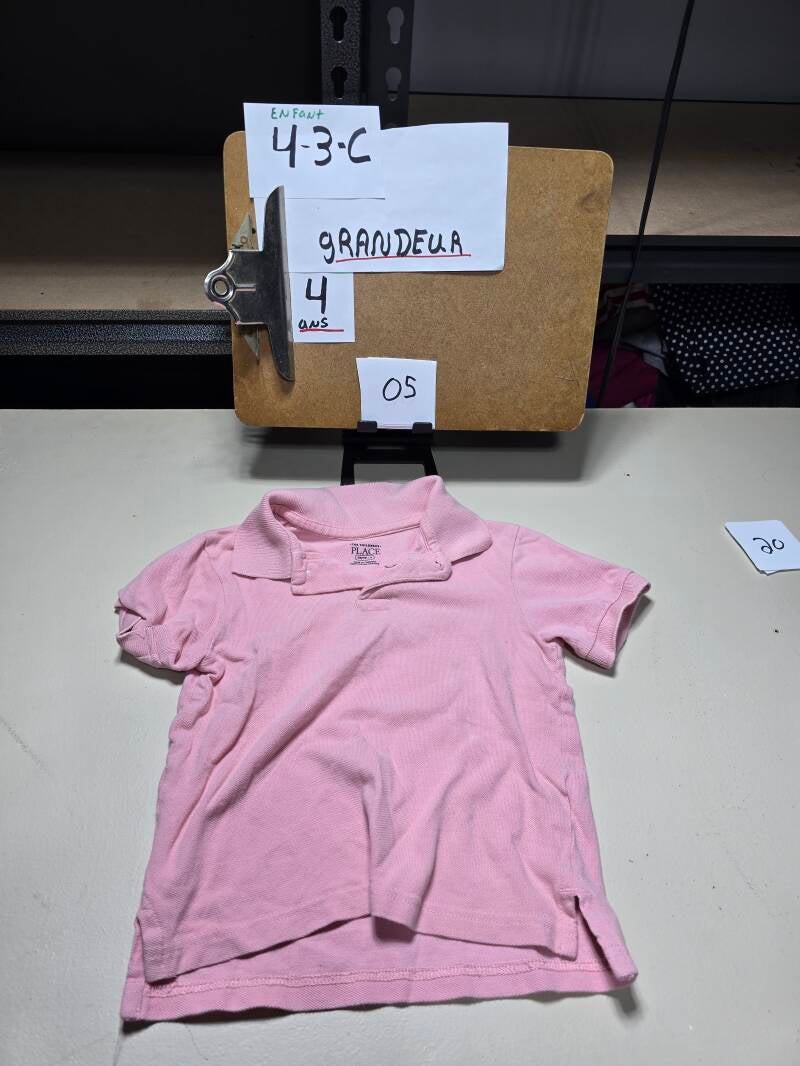 4-3-C 5  Enfant 4 Chandail