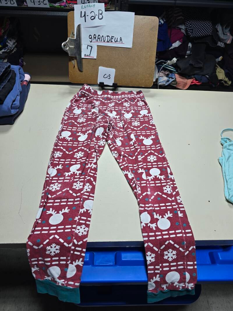 4-2-B 5  Enfant 7 Pantalon