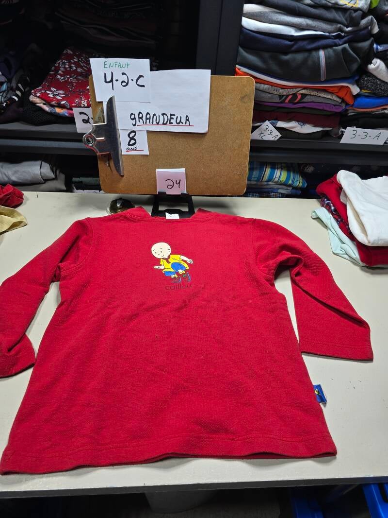 4-2-C 24  Enfant 8 Chandail
