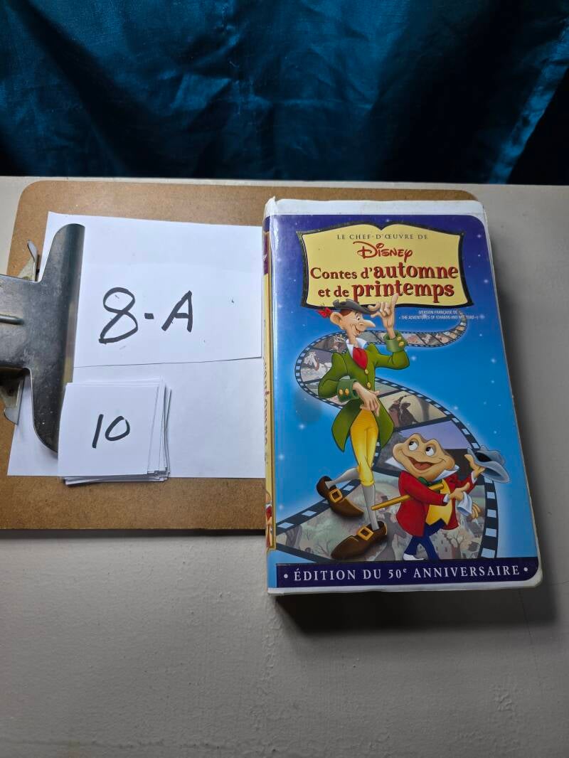 8A 10 audio vhs E