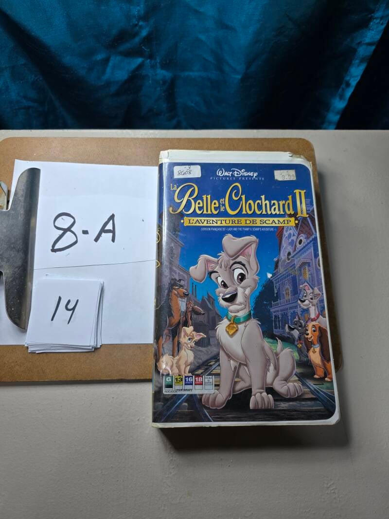 8A 14 audio vhs E