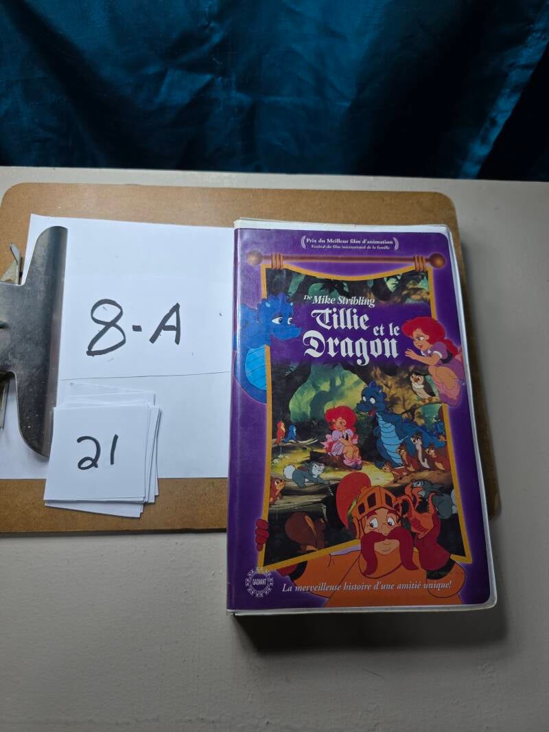8A 21 audio vhs E
