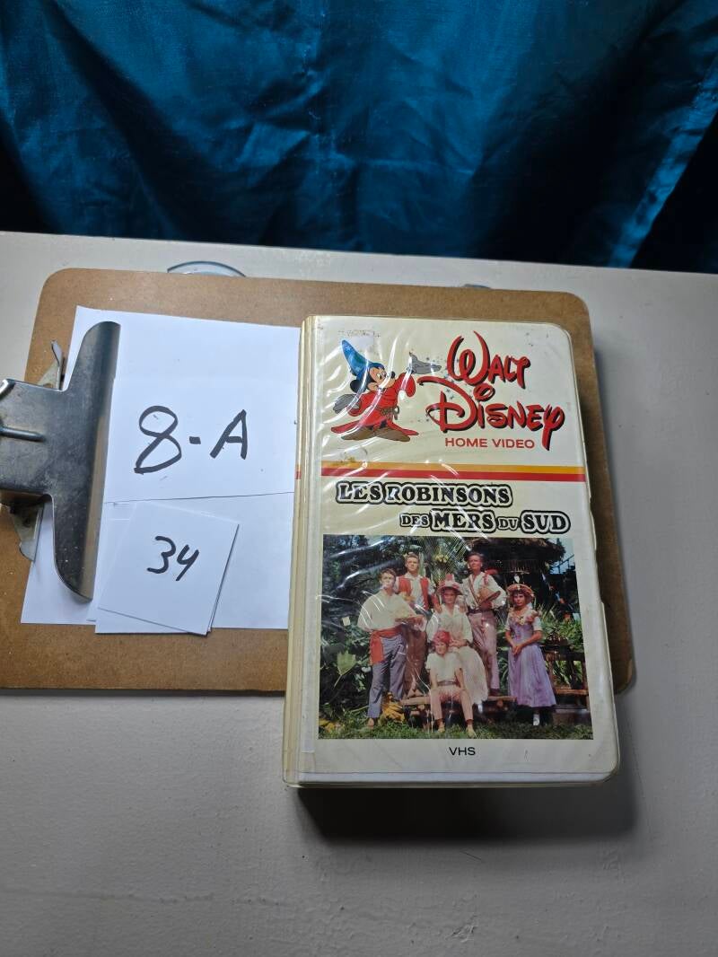 8A 34 audio vhs E