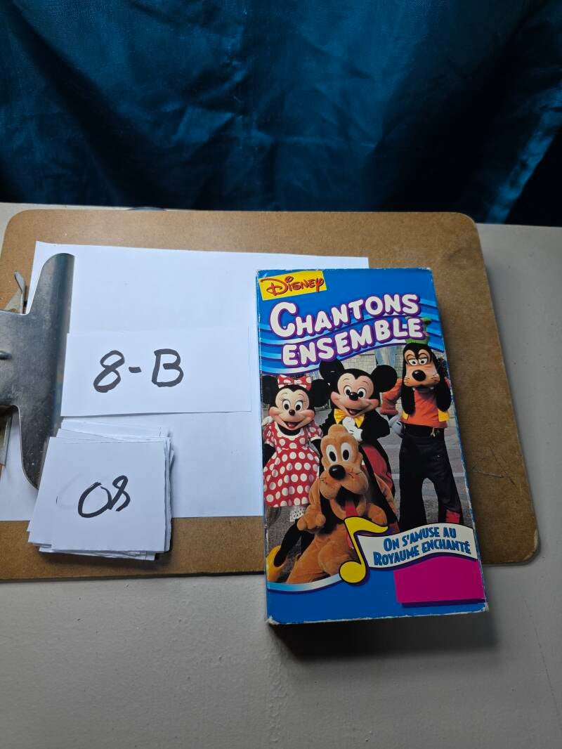8B 8 audio vhs E