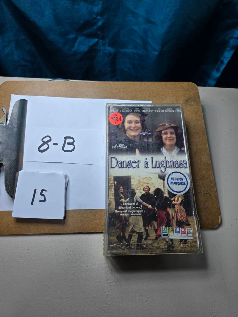 8B 15 audio vhs a