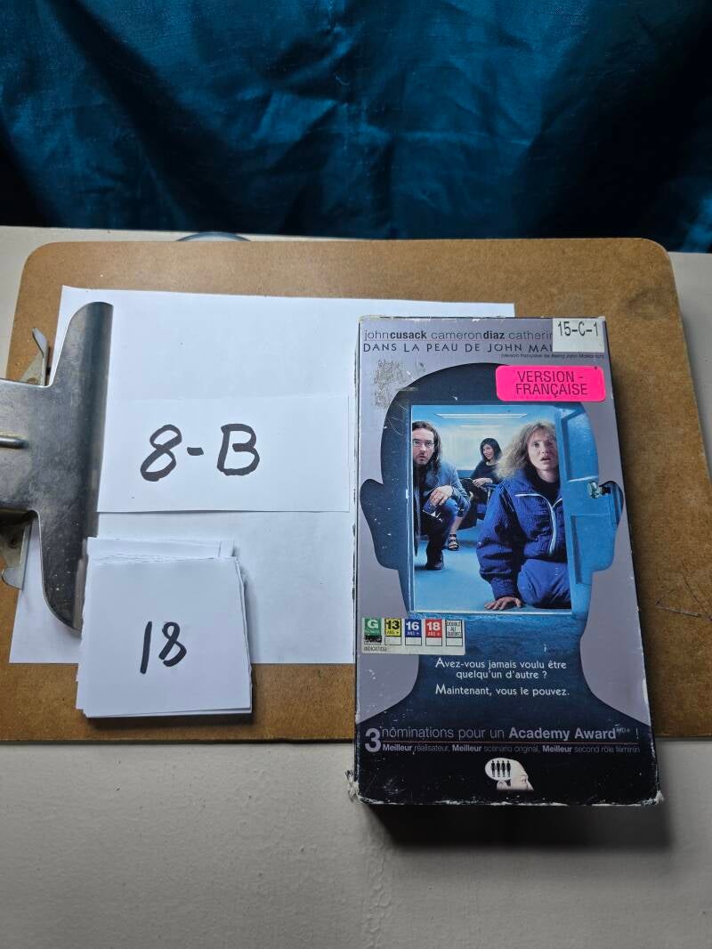 8B 18 audio vhs a