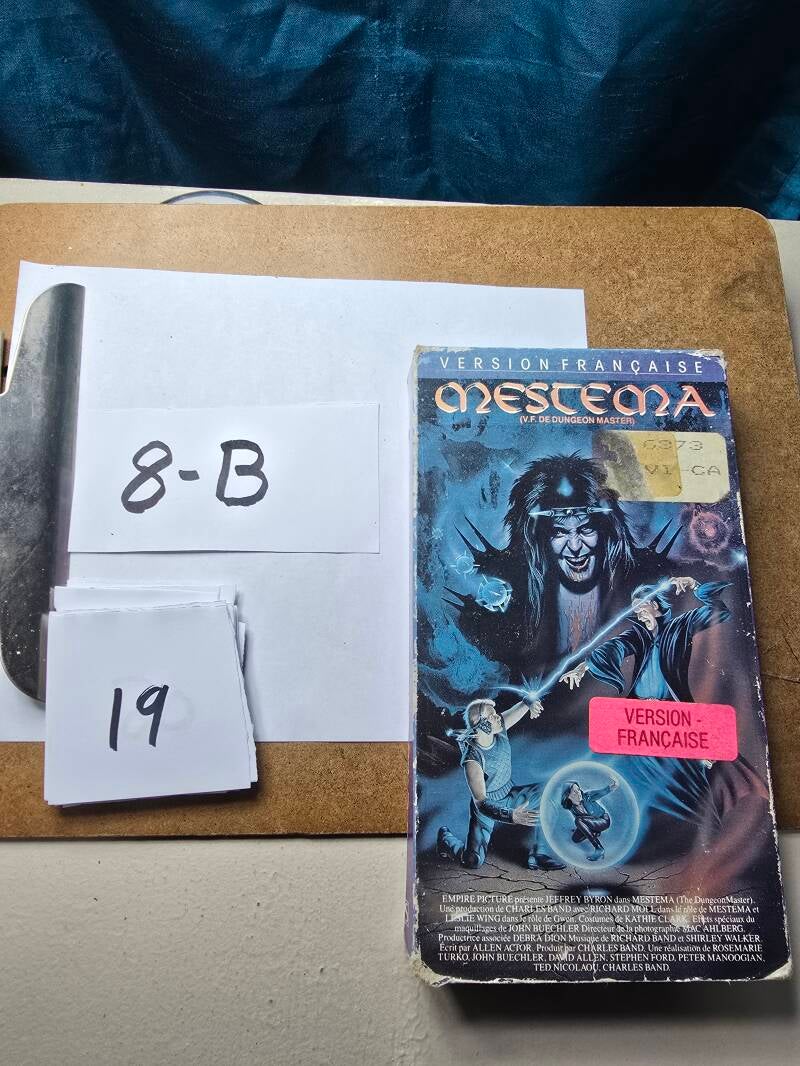 8B 19 audio vhs a