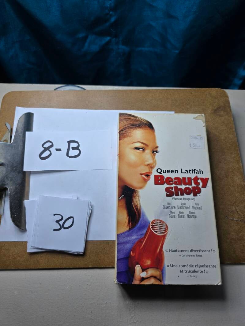 8B 30 audio vhs a