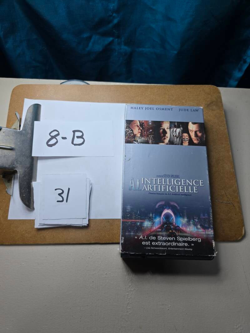 8B 31 audio vhs a