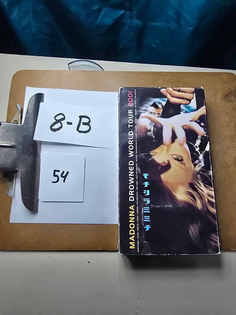 8B 54 audio vhs a