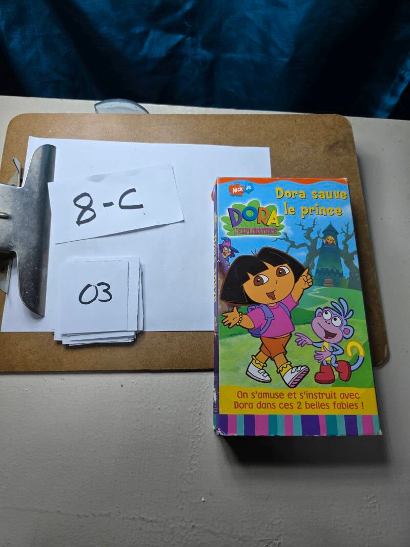 8C 3 audio vhs E