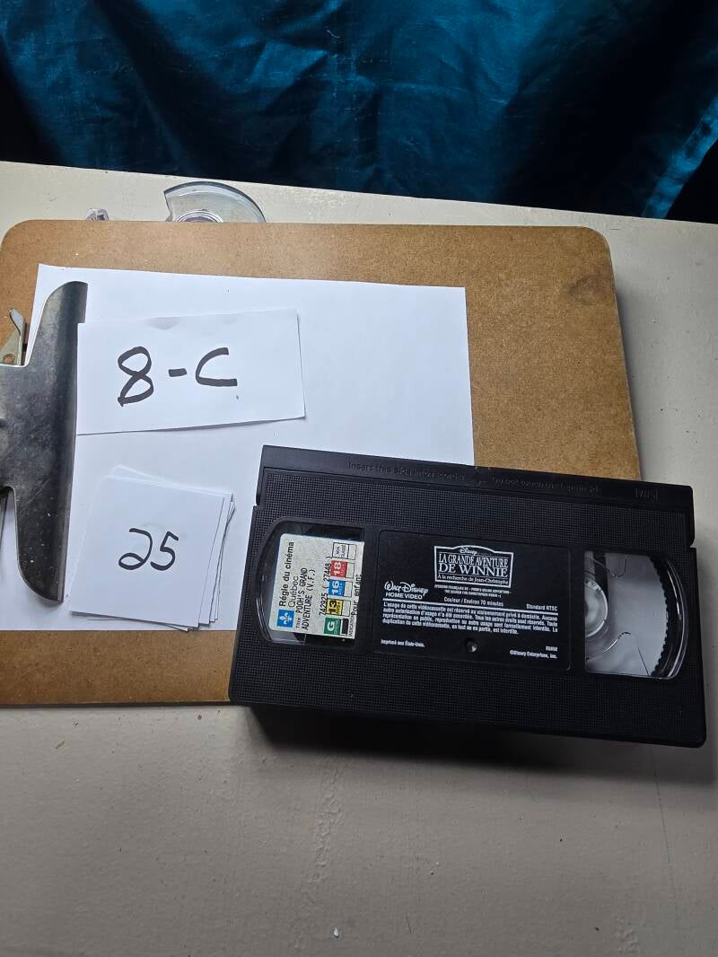 8c 25 audio vhs a