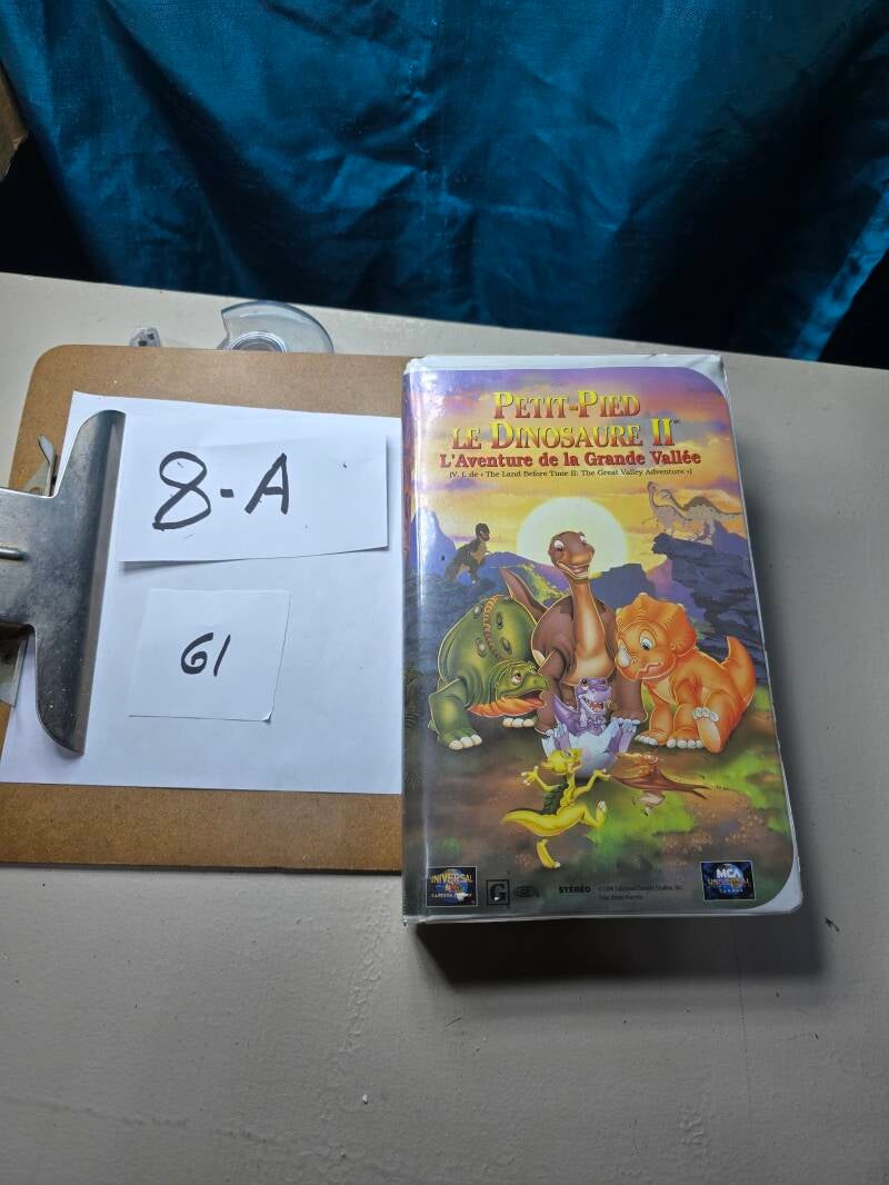 8A 61 audio vhs E