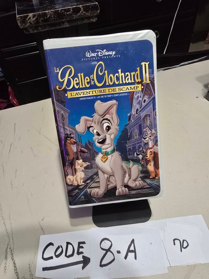 8A 70 audio vhs E