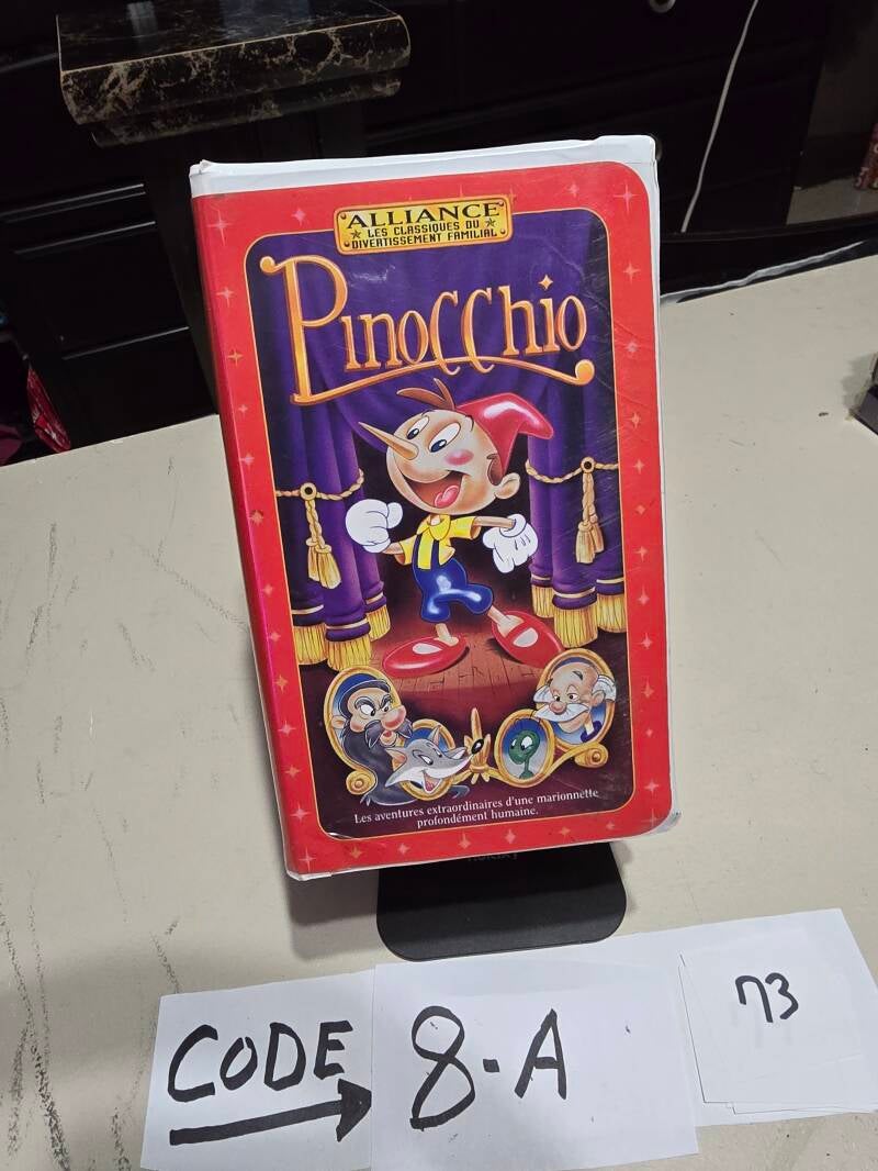 8A 73 audio vhs E