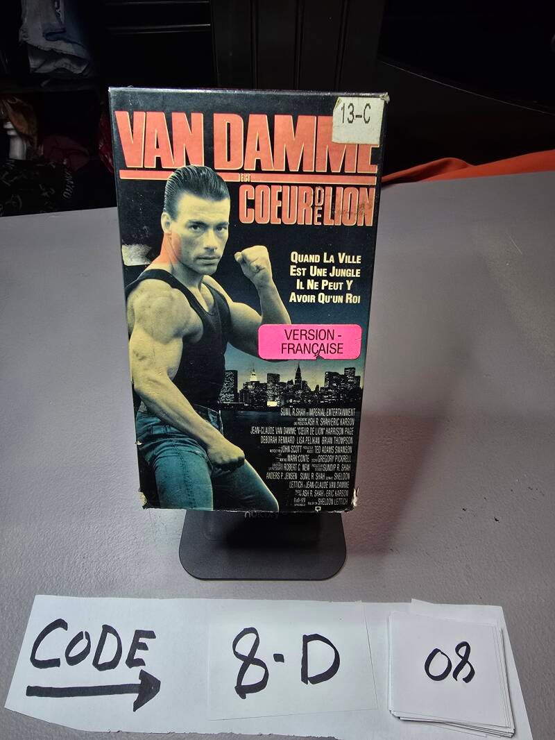 8D 8 audio vhs a