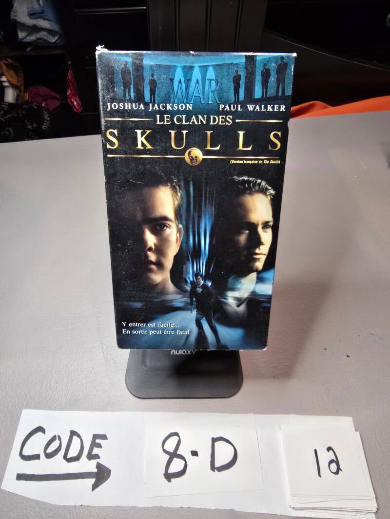 8D 12 audio vhs a