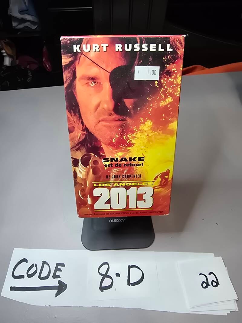 8D 22 audio vhs a