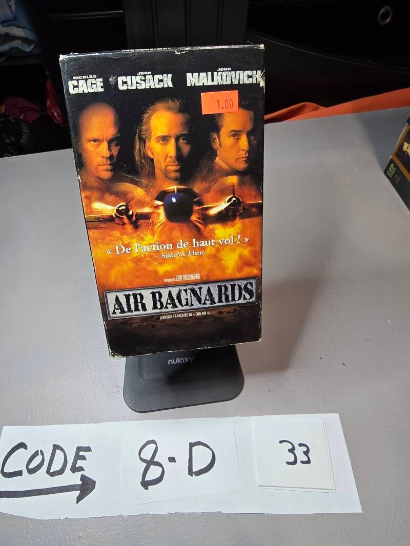 8D 33 audio vhs a