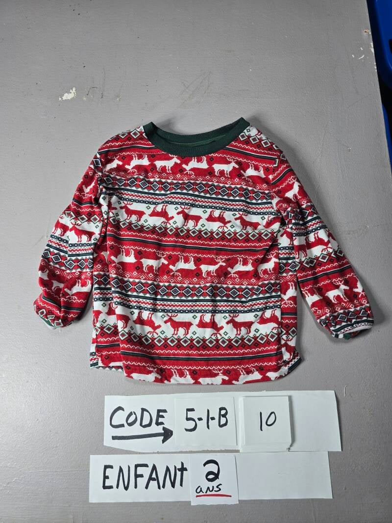 5 1-B 10  Enfant 2 Chandail