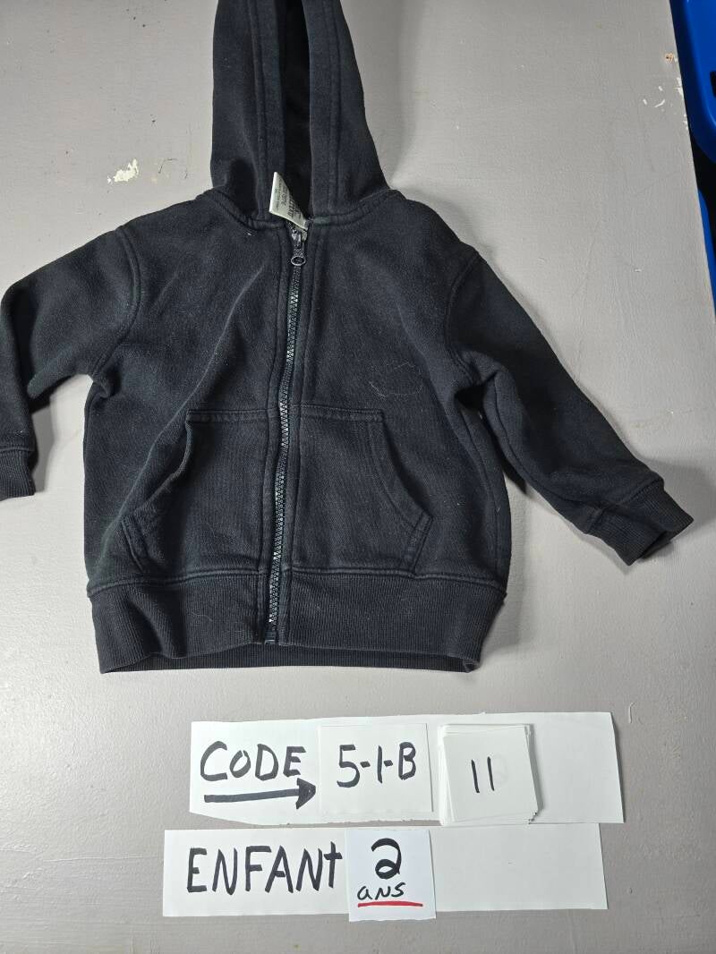 5 1-B 11  Enfant 2 Chandail