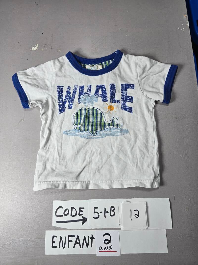 5 1-B 12  Enfant 2 Chandail