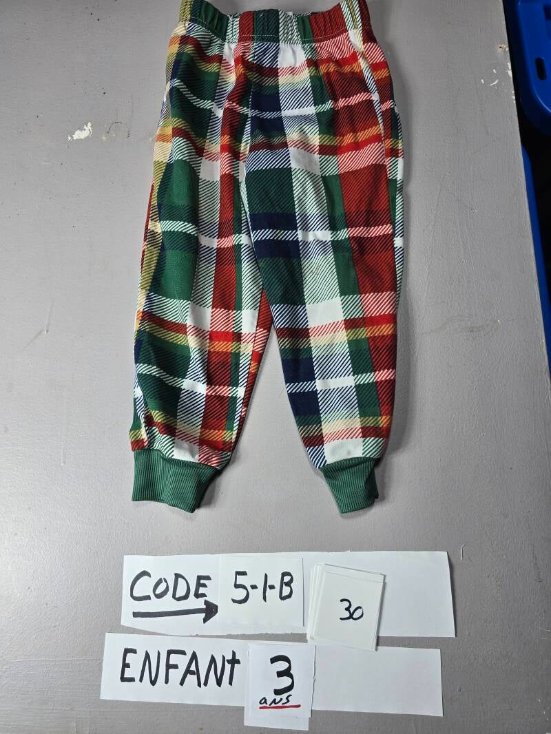 5-1-B 30  Enfant 3 Pantalon