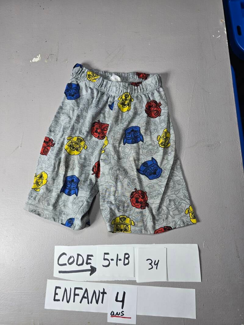 5-1-B 34 Enfant 4 Pantalon