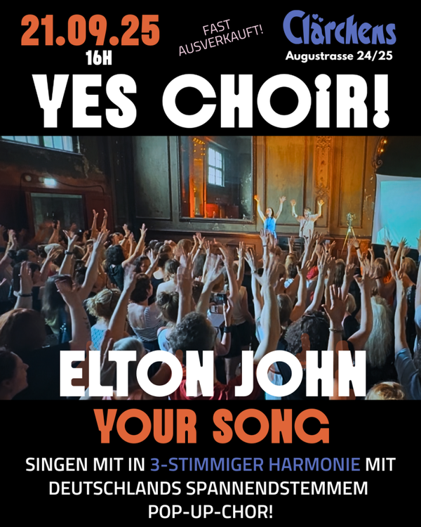 21st  September 2025 - Clärchens Ballhaus