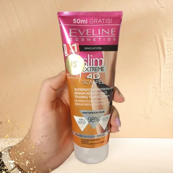 EVELINE COSMETICS SLIM EXTREME 4D SCALPEL – Vartaloseerumi (250 ml)