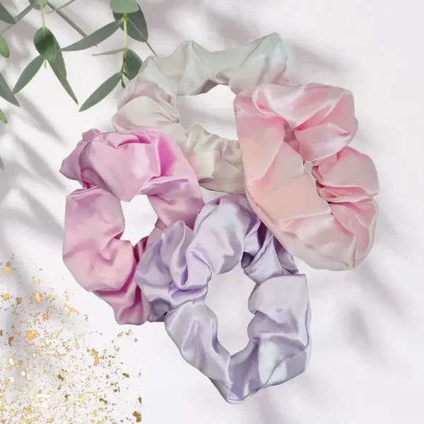 PASTELLIN VÄRINEN SCRUNCHIE-SETTI