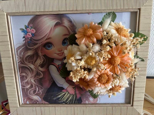 Tableau de cire parfumé lumineux