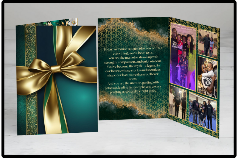 GUIDED BY DAD JUMBO CARD