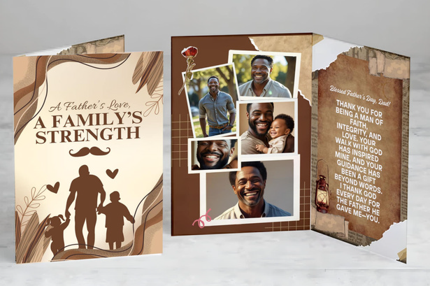 A FATHER'S LOVE JUMBO CARD