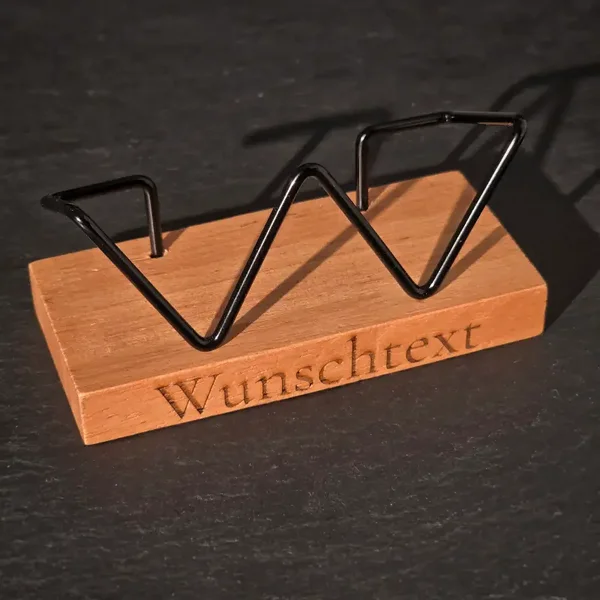 NORVIQ Card Stand – Visitenkartenhalter Holz