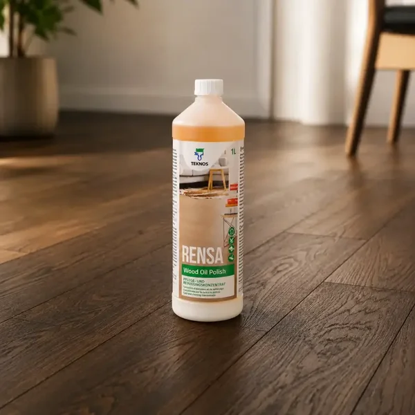 Rensa Wood Oil Polish N4584W – Pflegekonzentrat für weiss geölte Holz- & Parkettböden | 1 Liter