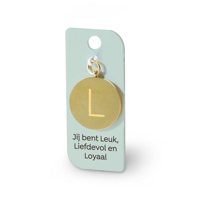 Alfabet Charm – Letter L ✨