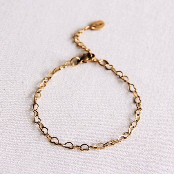 Hartjes armband  Fine– Edelstaal