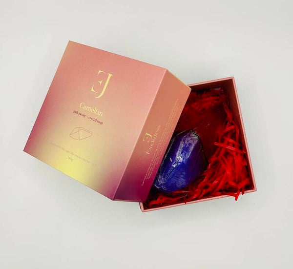 Carnelian Edelsteenzeep – ExcluJess