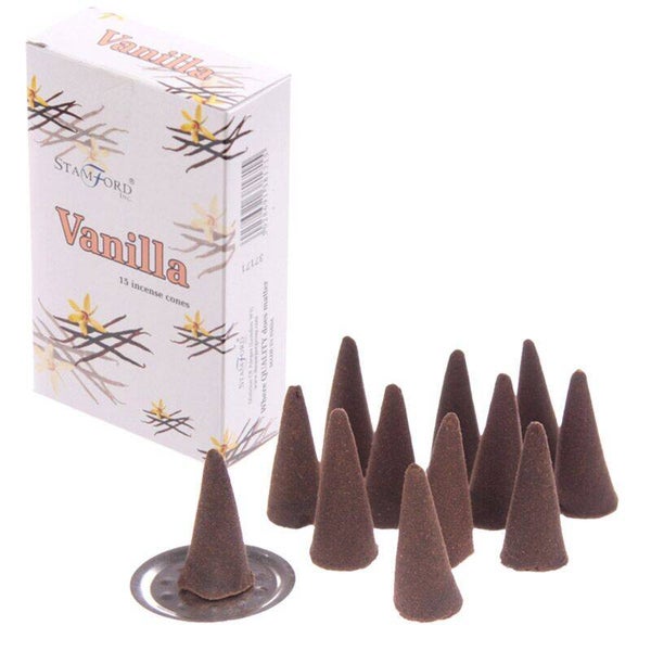 Vanille - Wierook Kegels
