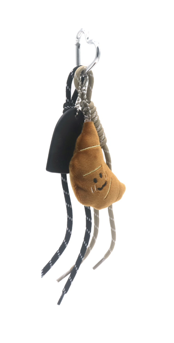 🥐 Bag Charm – Croissant Crush