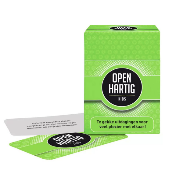 🎉 Openhartig Kids – Het leukste kaartspel vol uitdagingen & plezier! 🎉