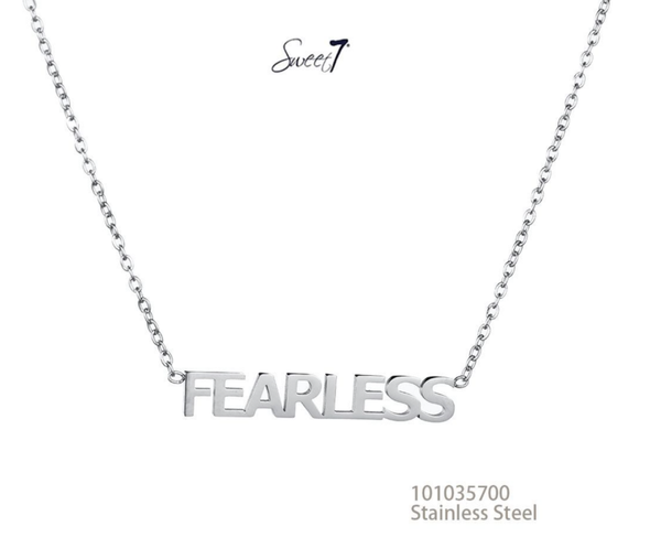 ✨ FEARLESS – Stainless Steel Necklace ✨