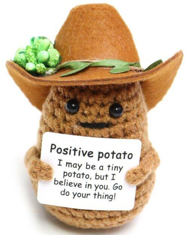 🤠 Positive Potato – Cowboy Editie